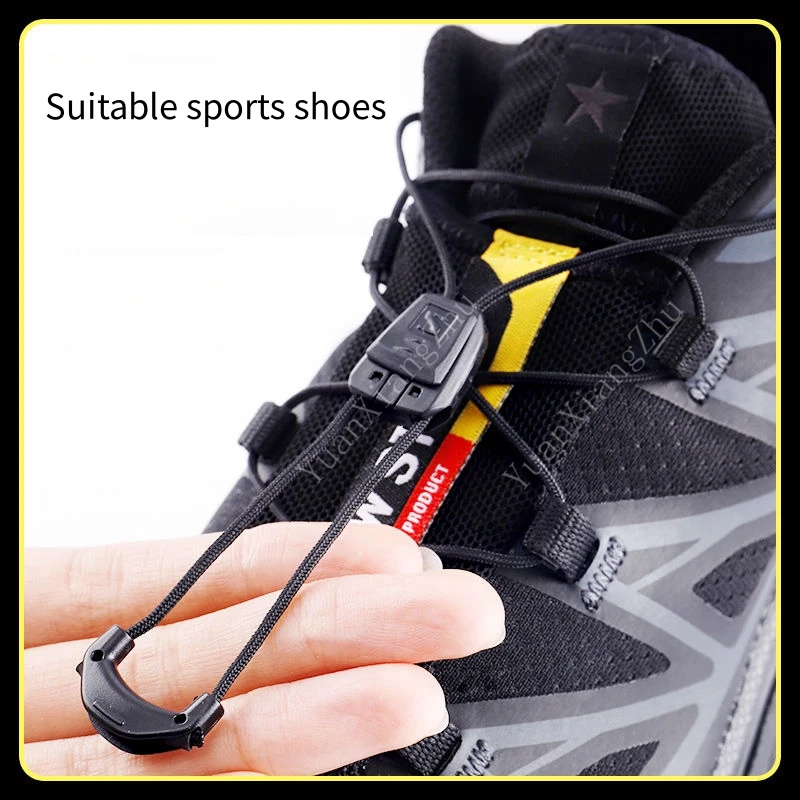 Sneaker Care Accessories - No-Tie ronde tennisschoenveters voor hardloopsneakers Volwassenen