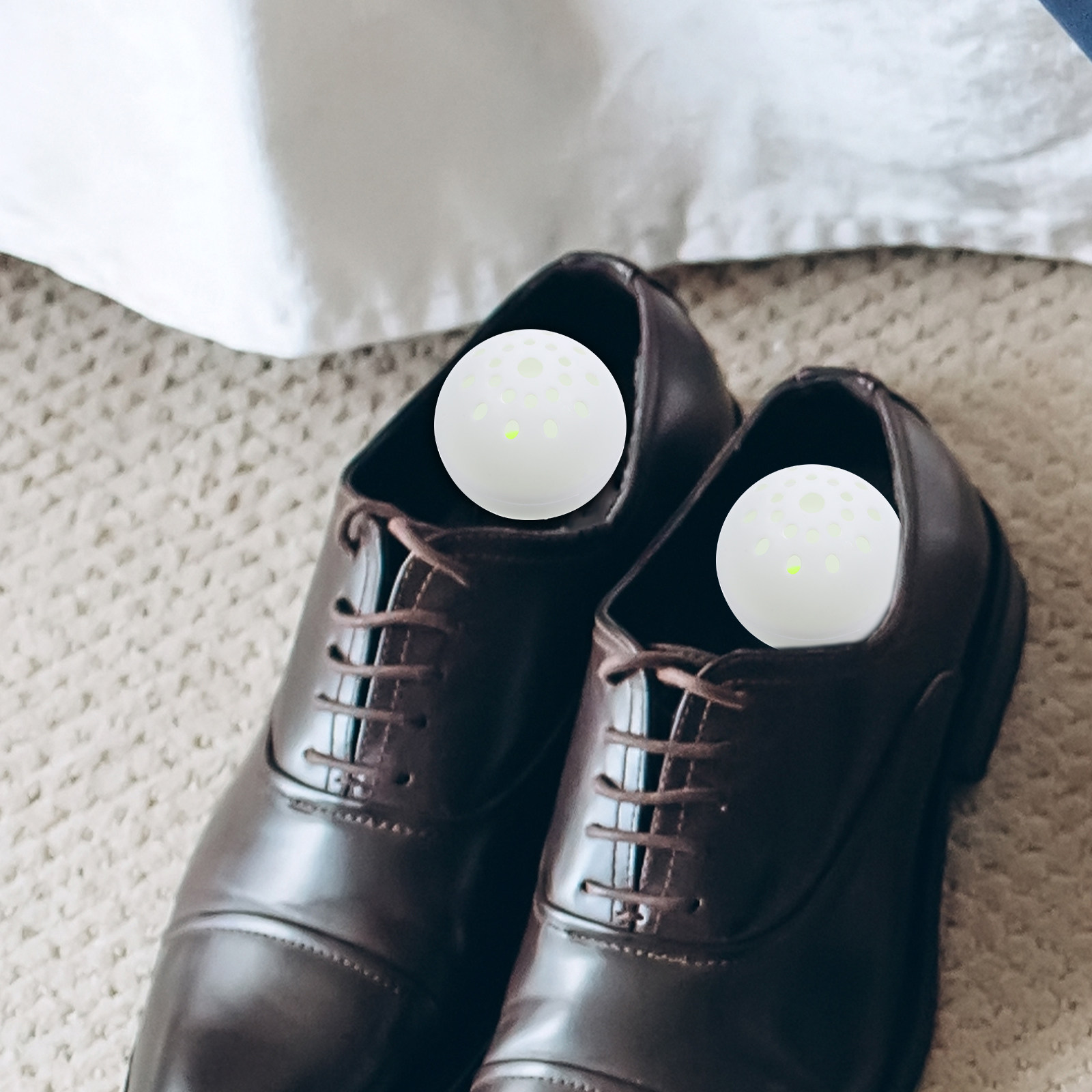 Shoe Deodorizer Ball - 20 stuks geurverdrijvende ballen voor schoenen,