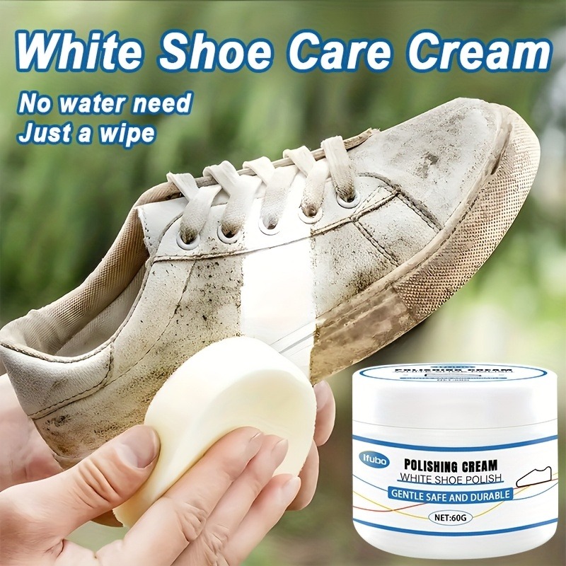 White Sneaker Care Kit - IFUBO witte schoencrème: snel effectieve verzorging