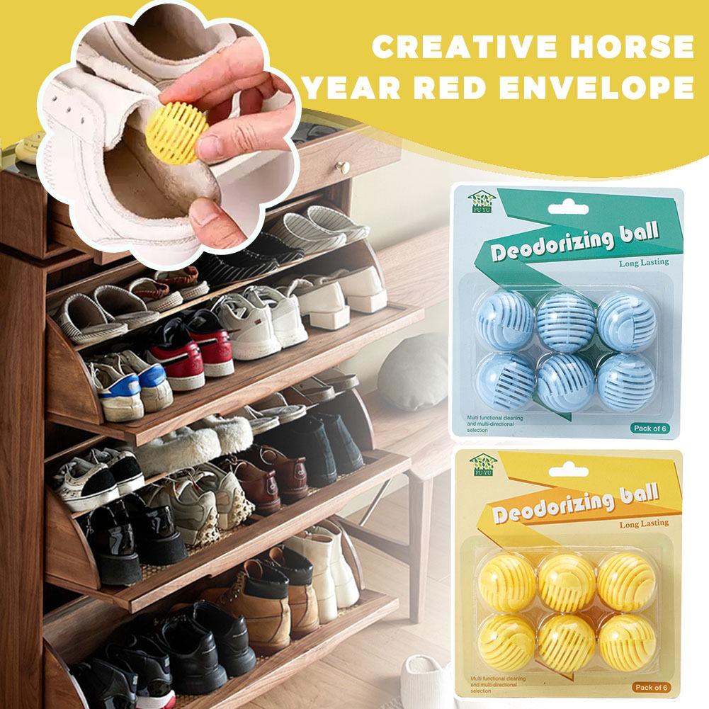 Shoe Deodorizer Ball - Krachtige schoenenkast-deodorant, langdurige geurverwijderende ballen voor