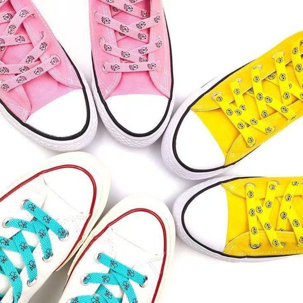 Schattige SpongeBob veters, ro - Sneaker Care Accessories recensie en prijs